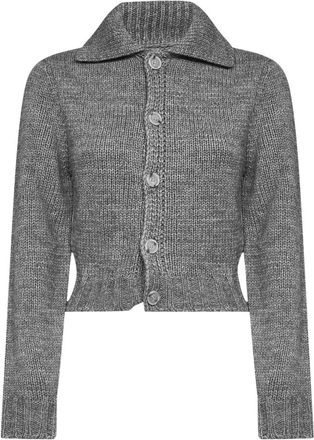 Maison Margiela Trompe LOeil Vest - Dames - Vesten - Grijs - M - Wol - Truien & Vesten
