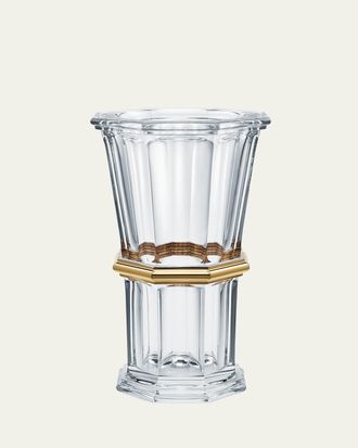 Baccarat Harcourt Gold Straight Vase
