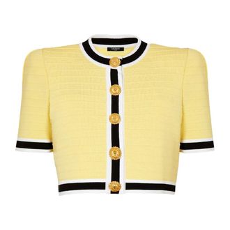 Balmain Mujer, Jerseys, Amarillo, Talla: L