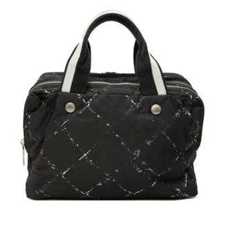 Chanel Pre-owned Handbags, female, Black, Size: ONE SIZE Pre-owned Nylon Handbag
