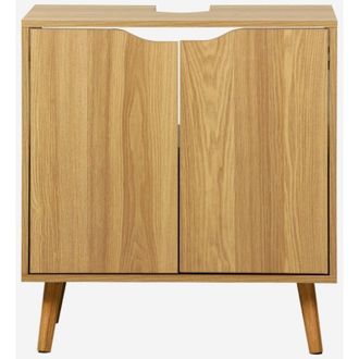 Sweeek Mobile lavabo vintage decorato in legno