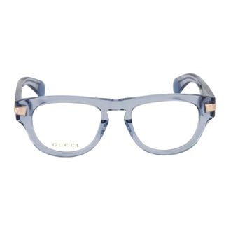 Gucci Glasses, unisex, Blue, 51 MM, Gg1519O Optical Glasses