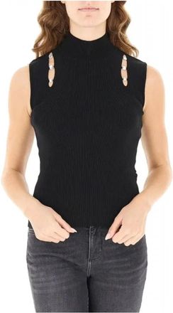 Liu Jo Mujer, Camisetas, Negro, Talla: L