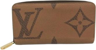 Louis Vuitton Pre-owned Zippy Wallet Monogram Giant M69353 - Dames - Vintage Accessoires - Bruin - ONE Size - Vintage