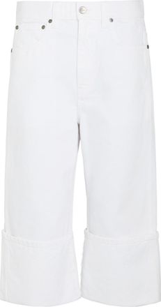 Khaite Boyle Cuffed Wide-leg Jeans - White - 27 (W27 / UK8-10 / S)