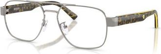 Ferrari 57mm Rectangle optical glasses in Grey at Nordstrom