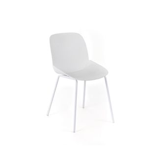 MondoViro Conjunto de 4 sillas de comedor en polipropileno blanco 46x55 cm 79h