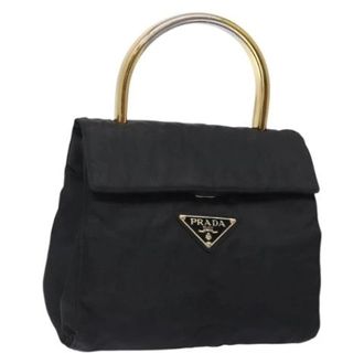 Prada Pre-owned Nylon handbags - Dames - Vintage Handtas - Zwart - ONE Size - Nylon - Vintage