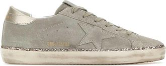 Golden Goose Deluxe Brand Grey Suede Super Star Sneakers