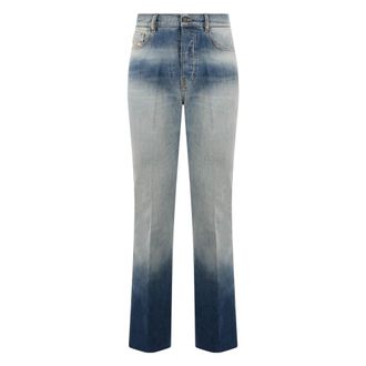 Diesel Straight Jeans, male, Blue, Size: W33 Straight Jeans