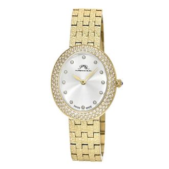 Porsamo Bleu Angelica Quartz Silver Sunray Dial Ladies Watch 1344BANS