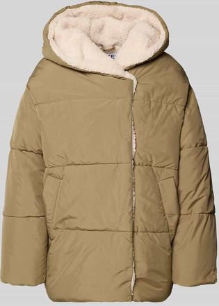 Jake*s Casual Steppjacke mit Futter aus Teddyfell in Schilf, Größe 36