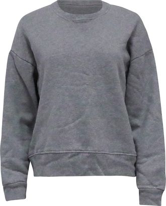 Reformation Crewneck Sweater in Grey Cotton