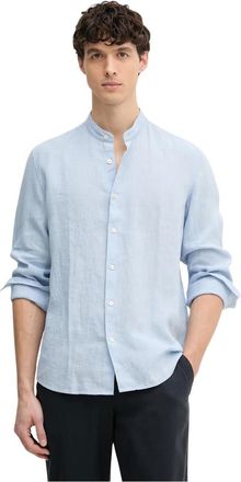 Marc O'Polo Heren, Overhemden, Blauw, Maat: XL Linnen