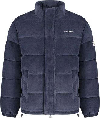 Guess Jacket met lange mouwen - Heren - Winterjassen - Blauw - 2XL - Polyester - Jassen