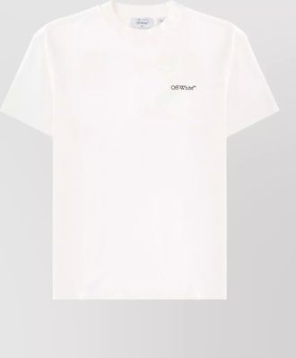Off-white logo cotton t-shirt