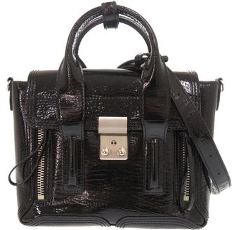 VBC Casa Patent Leather Handbag Shoulder Bag (Pre-Owned)
