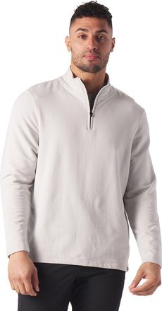 Glyder Mens Vertex Quarter-Zip Pullover Gray S
