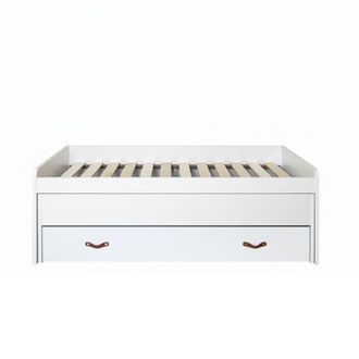 Muemue Cama 105+ Cajones Blanco Con Somieres Y Colchones 105x200cm