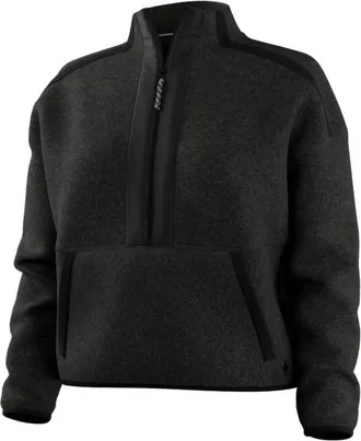 Smartwool Second Cut Fleece 1/2 Zip Fleecepullover f&uuml;r Damen | schwarz