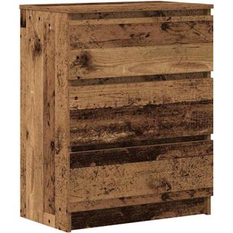 vidaXL Sideboard Old Wood 60x35x76 cm Engineered Wood Vidaxl