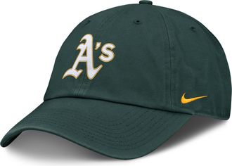 Nike Athletics Club Mens Nike Mens MLB Adjustable Hat in Green | NB013EYFZ-BEK