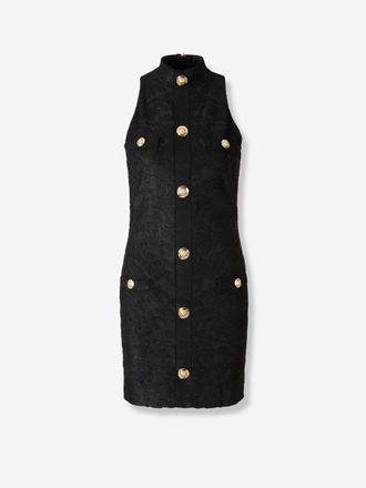 Balmain Mini Jacquard Dress