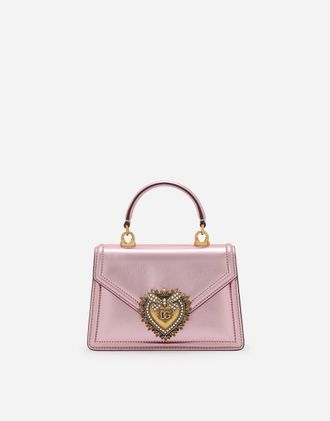 Dolce & Gabbana Borsaspalla-tracolla - Woman Shoulder And Crossbody Bags Pink Leather Onesize
