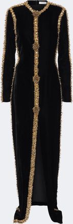 Balmain Abito lungo in velluto