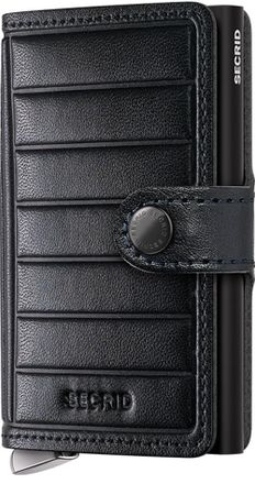 Secrid Premium Miniwallet+ Emboss Lines in Black at Nordstrom