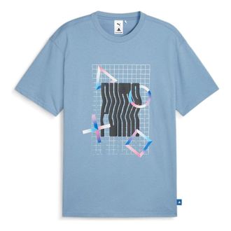 Puma x PlayStation Graphic T-shirt Zen Blue 624694-20
