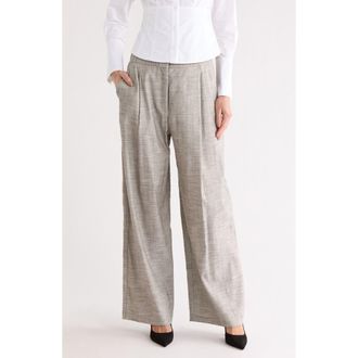 TWP Greenwich Avenue Pleated Pants in Light Heather Grey at Nordstrom Rack, Size 12