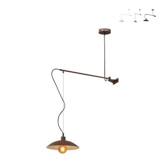 Luce-Ambiente-Design Aplique De Metal Con Luz Colgante Estilo Industrial Eldorado - Bronze