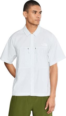 The North Face Trail Lightrangetm Short Sleeve Shirt Mens Clothing Pearl Stone : 2XL, Polyester