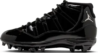 Nike Jordan Mens Jordan 11 Mid TD Football Cleats in Black | HM7324-001