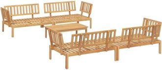 vidaXL Vidaxl - 5 Piece Garden Pallet Sofa Set Solid Wood Acacia