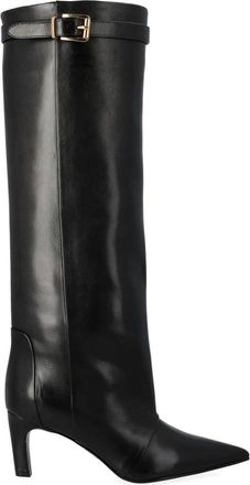 Lella Baldi Schoenen, Dames, Zwart, 40 EU, Leer, Stivale Tubolare