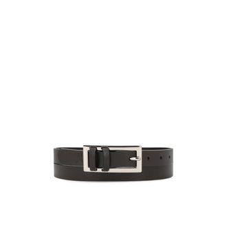 Kazar Accessoires, Dames, Bruin, 80 CM, Leer, Minimalistische Riem
