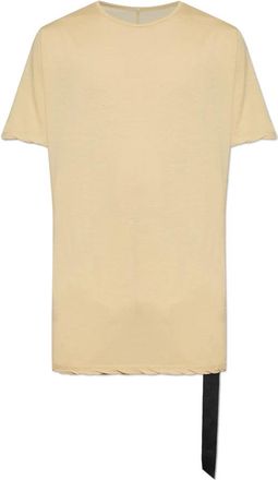 Rick Owens Tops, Heren, Beige, L, Katoen, Katoenen T-shirt