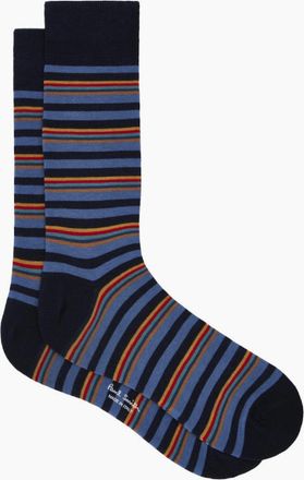 Paul Smith Mens Paul Smith Nolan Artist Socks 47 Navy - Black - Size: 16/14.5/8/15/8.5/15.5/9/13/13.5/14/6.5/7/7.5/11.5/5/12/5.5/12.5/6/3.5/3/10.5/4/11/4.5/2.5
