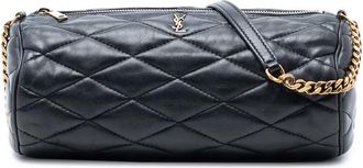 Saint Laurent Pre-owned Saint Laurent Small Quilted Lambskin Sade Tube Bag GUE712706A.0223