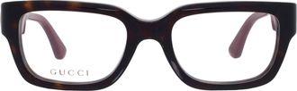 Gucci Demo Rectangular Ladies Eyeglasses GG1666O 006 53