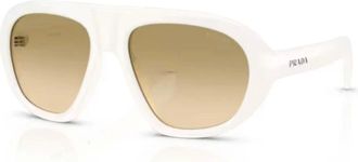 Prada unisex, Accessoires, Wit, Maat: 57 MM Polyamide
