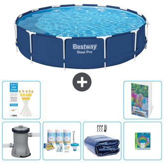 Bestway Piscina Bestway Steel Pro Redonda - 396x84 Cm - 7-piezas S282