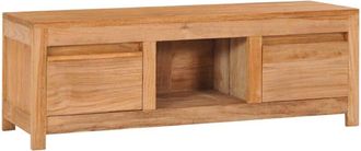 vidaXL Tv Cabinet 100x30x35 cm Solid Teak Wood Vidaxl