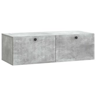 vidaXL Mueble Para Tv De Pared Gris Hormig&oacute;n 98 X 41 X 30 Cm Vidaxl