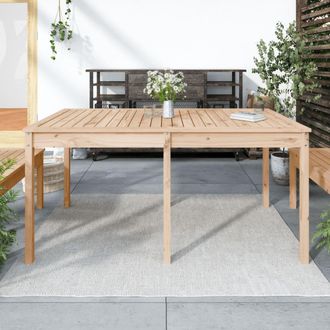vidaXL Mesa De Jard&iacute;n Madera Maciza De Pino 159,5x82,5x76 Cm Vidaxl
