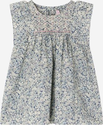BONPOINT Girls Cotton Dress Multi Organic