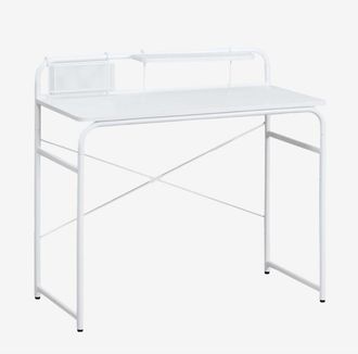 Sklum Escritorio En Acero Y Madera Sibila Sklum