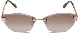 Just Cavalli Womens Sunglasses Shiny Copper Gold Metal Eyewear
